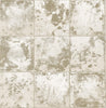Silver Metal Sheet Peel and Stick Wallcovering | Jeffrey Stevens - Image 1