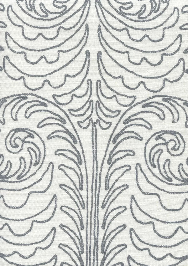Silver Streak on Off White Wallcoverings | Home Couture