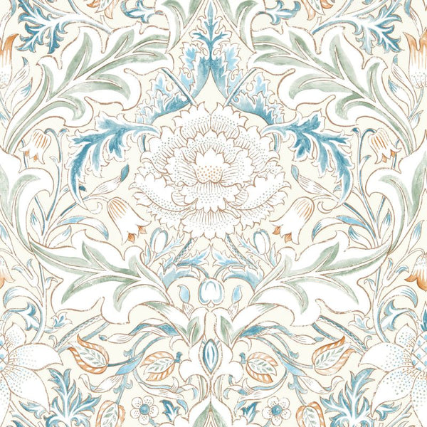 Simply Severn Annatto Bayleaf Wallcovering | William Morris