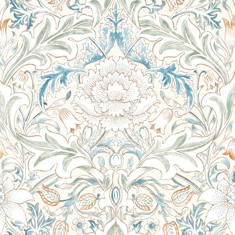 Simply Severn Wallpaper Annatto Bayleaf | William Morris