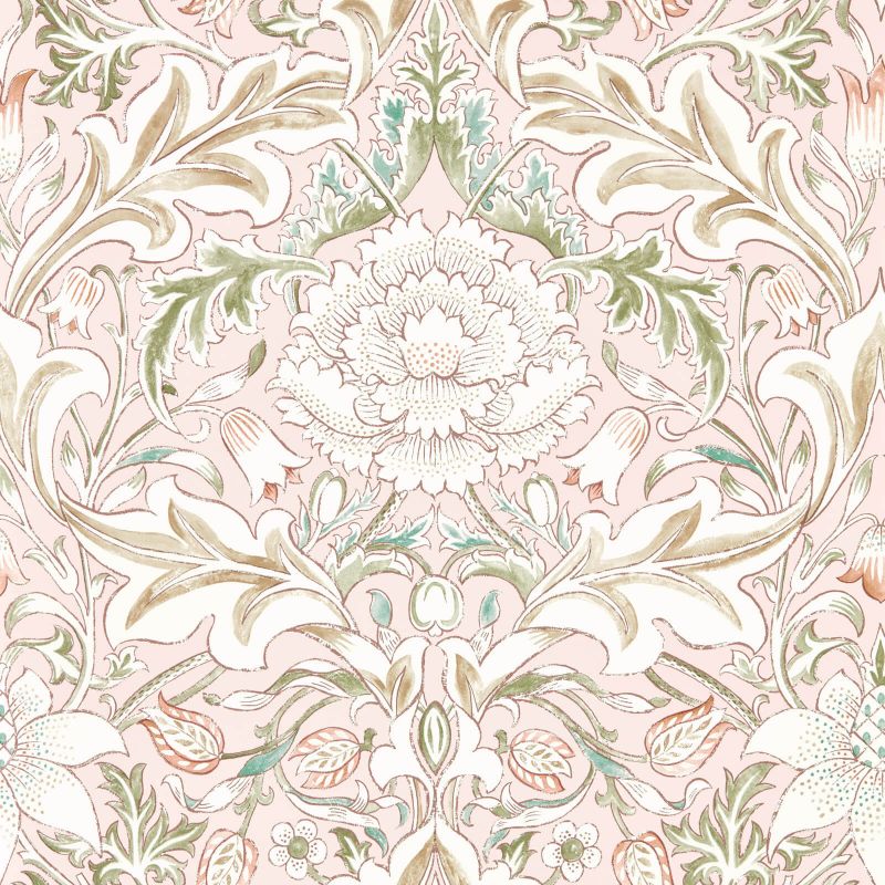 Simply Severn Wallpaper Willow Cochineal | William Morris
