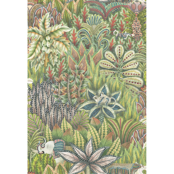 Singita - Green Wallcovering | Phillipe Romano