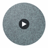 Siti Diabla Durable Vinyl | Hollywood Wallcoverings Circular Swatch | Hollywood Wallcoverings