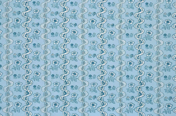 Toile Rayure de Vizille, Sky Wallcoverings | Charles Burger