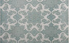 Slate Seaside on Ecru Linen