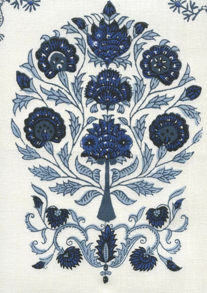 Slate Sky Royal on Ivory