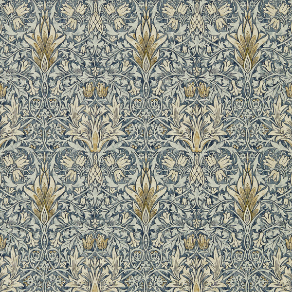 Snakeshead Indigo/Cumin | Morris & Co.