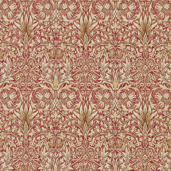 Snakeshead Wallpaper Gold Madder | William Morris