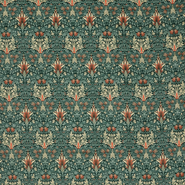 Snakeshead Velvet Thistle/Russet | Morris & Co.