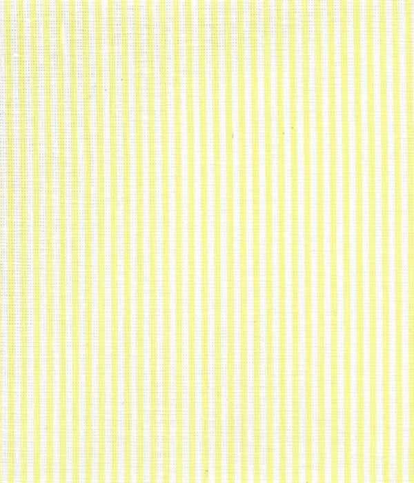 Lila Stripe Soft Chartreuse on White Linen Screen Printed | China Seas