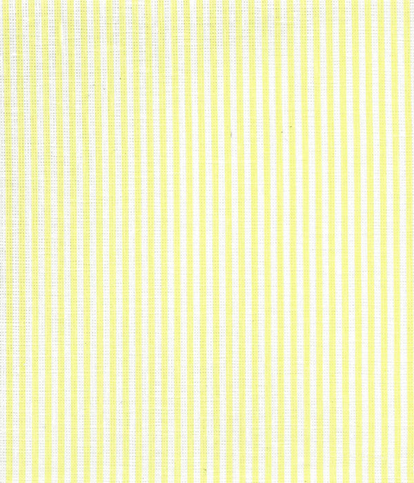 Lulu Stripe Soft Chartreuse on White Linen Screen Printed | China Seas