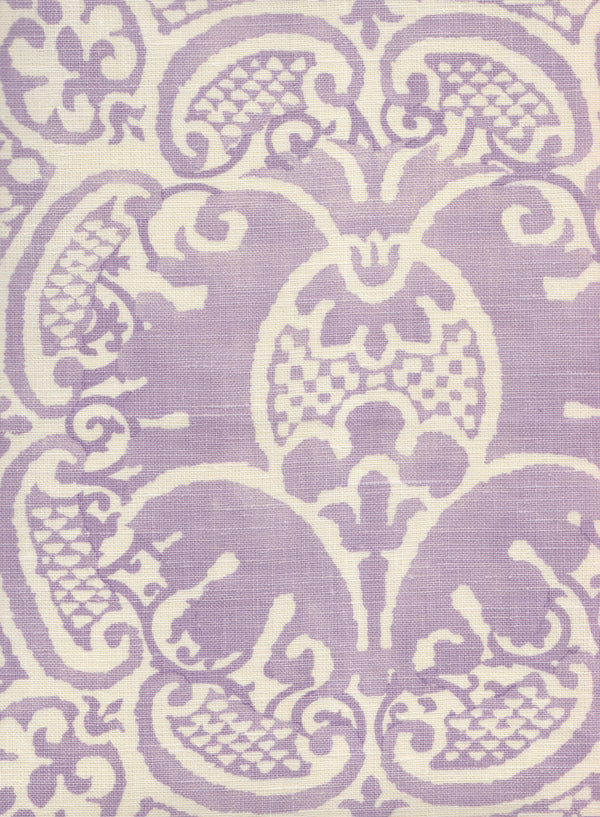 Veneto, Soft Lavender on Tint Wallcoverings | Quadrille