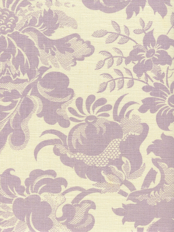 Des Gardes, Soft Lavender on Tint Fabric | Quadrille