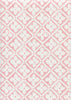Puccini, Soft Pink on White Linen
