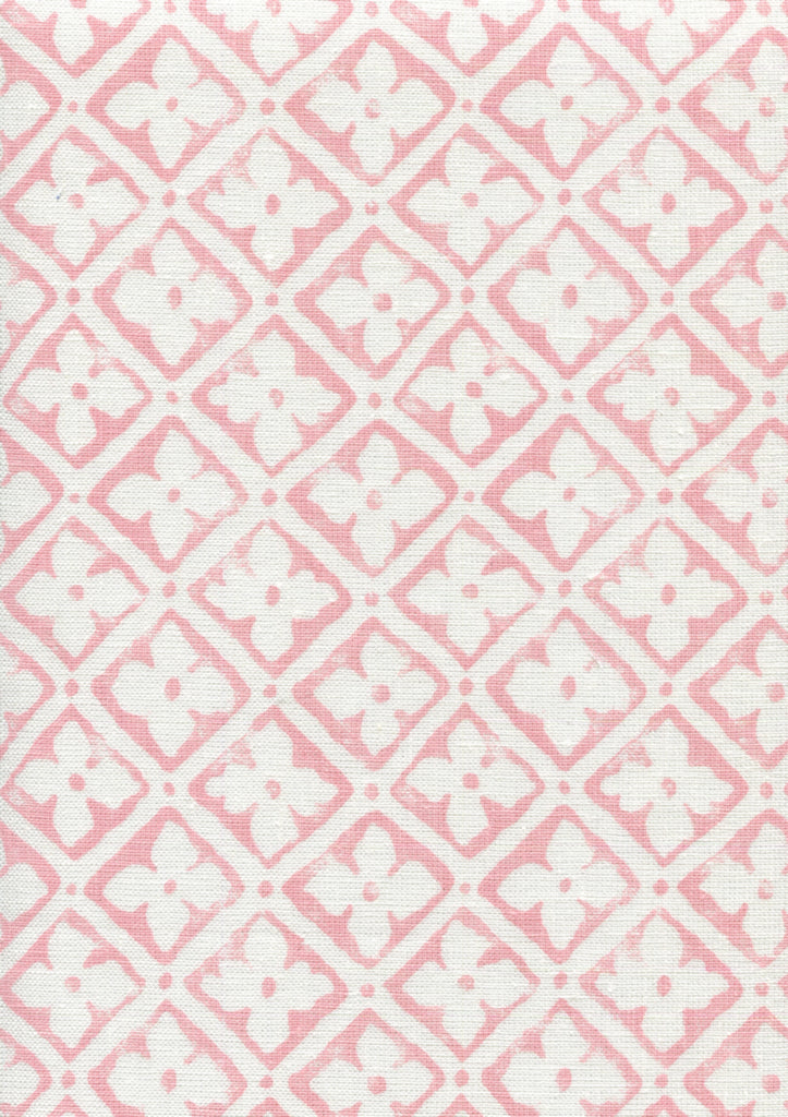 Puccini, Soft Pink on White Linen