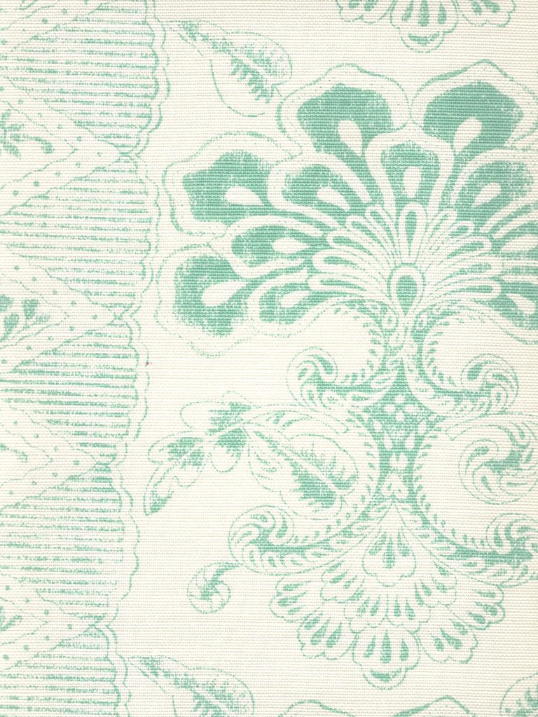 Chantilly Stripe, Soft Teal on Tint