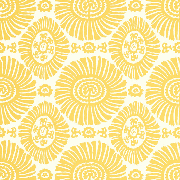 Solis, Yellow Wallcoverings | Thibaut