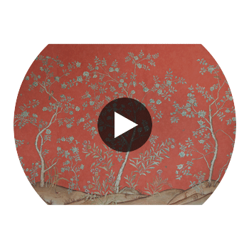 Songbird Sunset | Kravet Couture Circular Swatch | DW