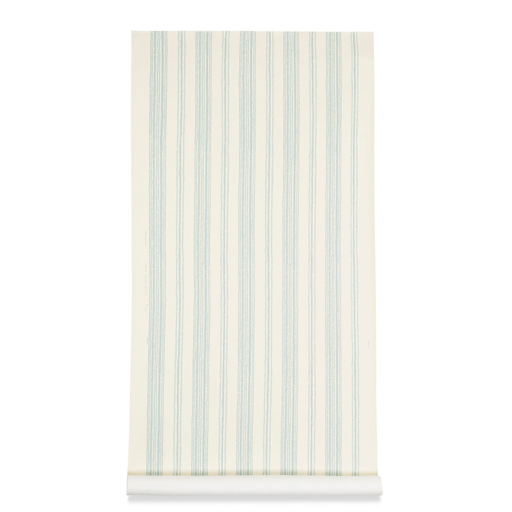Boxwood Stripe Wallpaper Seafoam