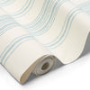 Boxwood Stripe Wallpaper Seafoam