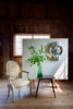Dolly Flower Wallpaper Lettuce Green