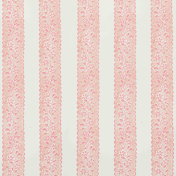 Dolly Stripe Wallcovering Pink | Sister Parish