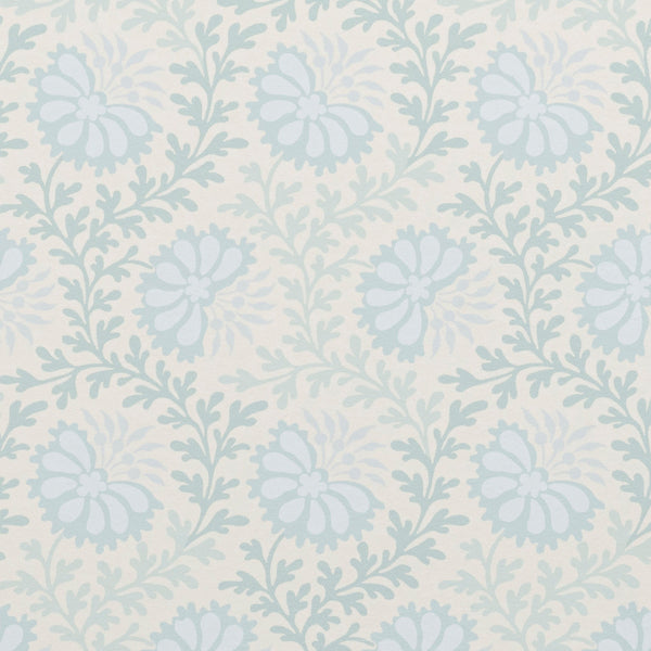 Verbena Wallcovering Seafoam Multi | Sister Parish