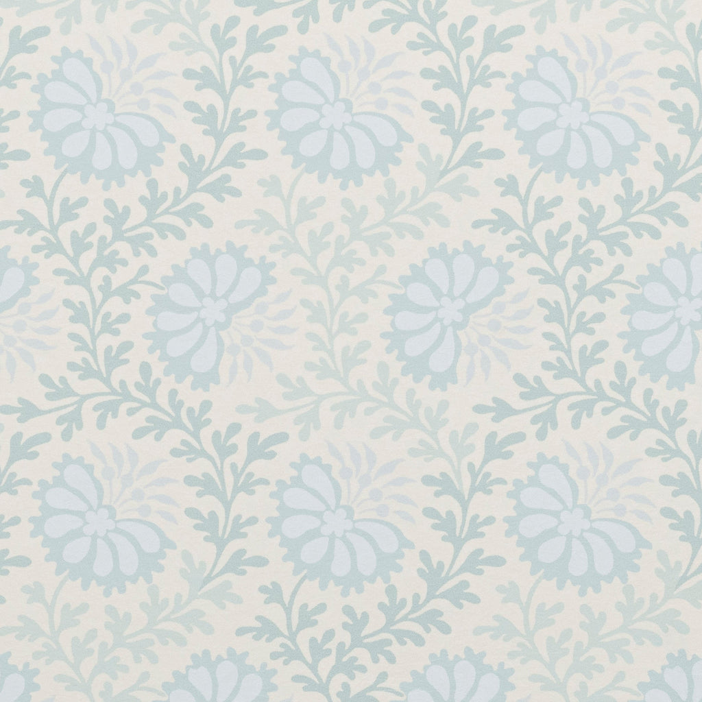 Verbena Wallpaper Seafoam Multi