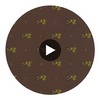 Spotted Orchid Brown Brown — Thibaut Circular Swatch | Thibaut
