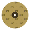 Spotted Orchid Light Brown Light Brown — Thibaut Circular Swatch | Thibaut