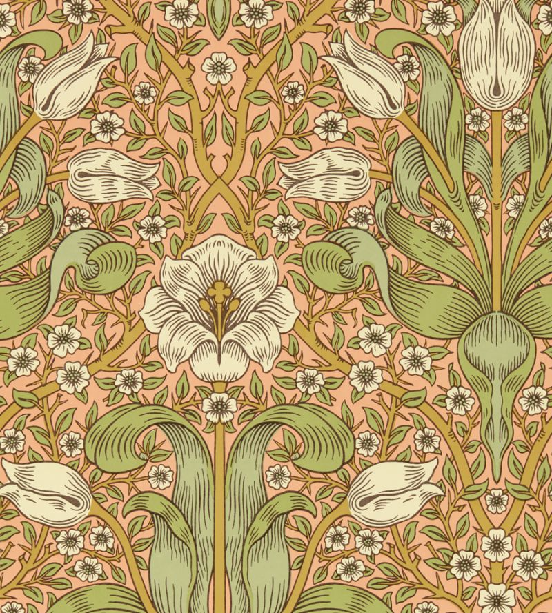 Spring Thicket Wallpaper Punch Fruit | William Morris