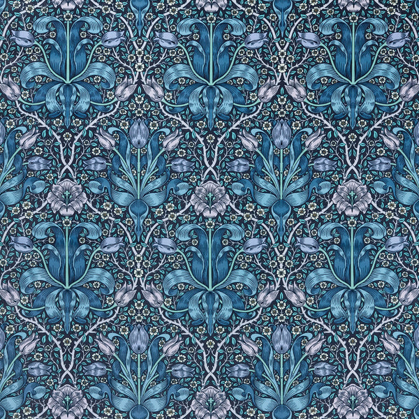 Spring Thicket Midnight/Lilac | Morris & Co.