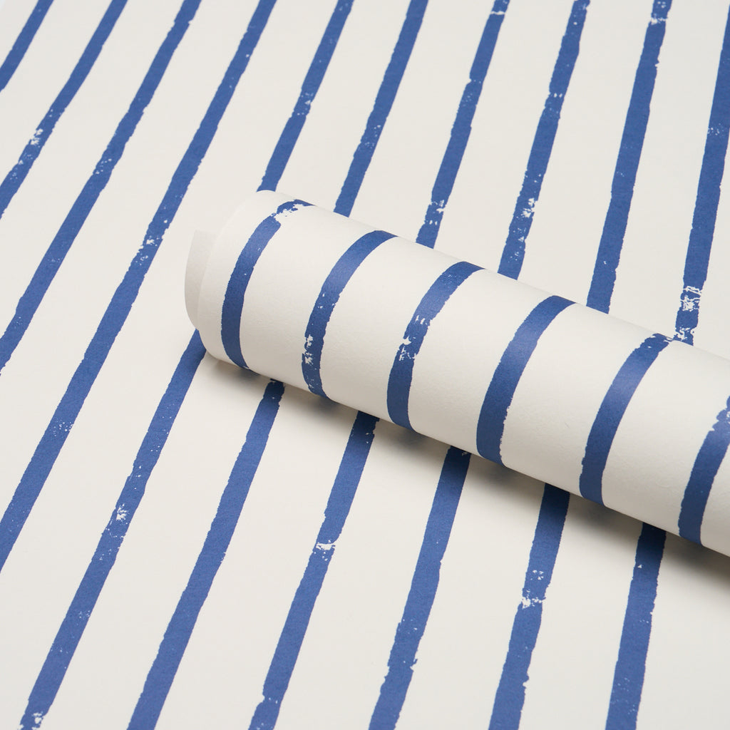 Springs Stripe NAVY | Schumacher - Image 8