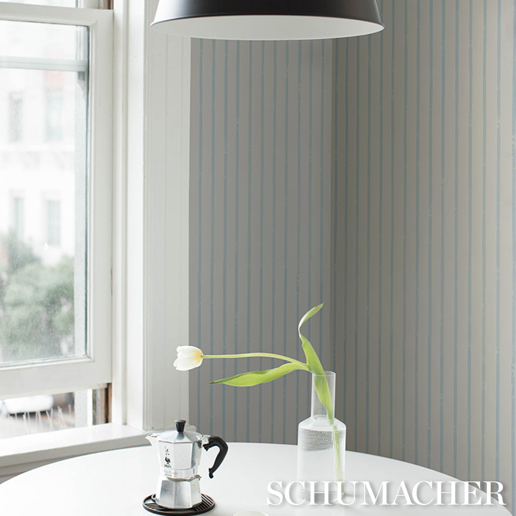 Springs Stripe SKY | Schumacher - Image 10