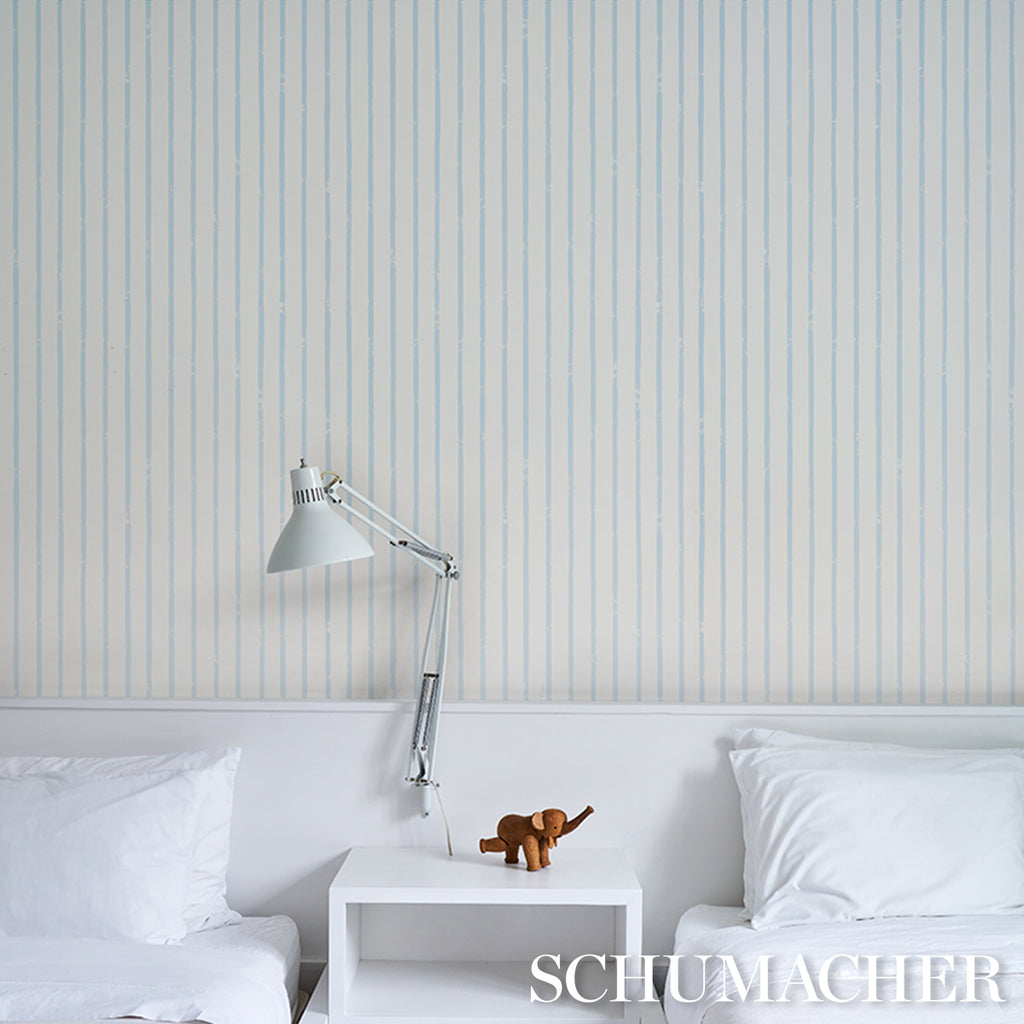 Springs Stripe SKY | Schumacher - Image 12
