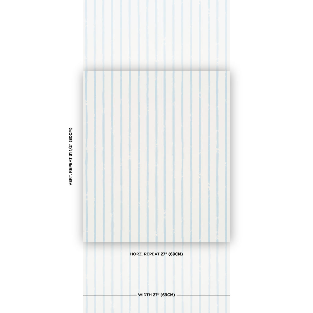 Springs Stripe SKY | Schumacher - Image 4