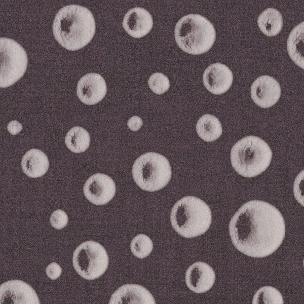 Bouncing Bubbles Mural - Maroon Deep Red