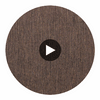 St Joseph Embossed Contemporary Faux Vertical Stria | Hollywood Wallcoverings Circular Swatch | Hollywood Wallcoverings