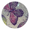 GLM-4008-SAMPLE Butterfly Glitter Wallcovering Rainbow designer-wallcoverings-los-angeles