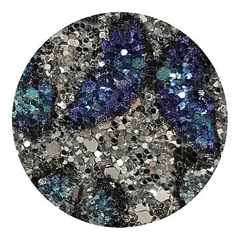 Butterfly Glitter - Blue Silver | Glitter Walls