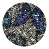GLM-4010-SAMPLE Butterfly Glitter Wallcovering Blue Silver designer-wallcoverings-los-angeles