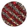 GLM-4020-SAMPLE Candy Stripe Glitter Wallcovering Red On Silver designer-wallcoverings-los-angeles