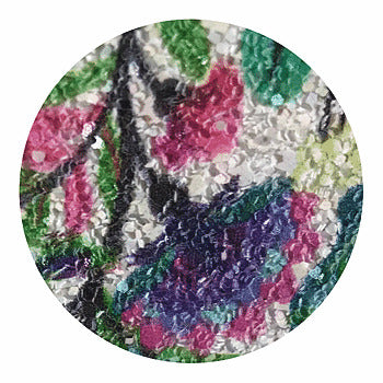 Bloom Glitter - Multi On Rainbow | Glitter Walls