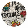 GLM-4030-SAMPLE Drama Queen Glitter Wallcovering Multi On Rainbow designer-wallcoverings-los-angeles