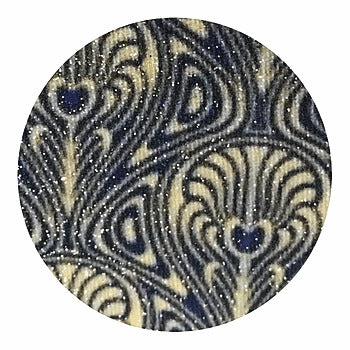 GLM-4072-SAMPLE Deco Glitter Wallcovering Black Gold designer-wallcoverings-los-angeles