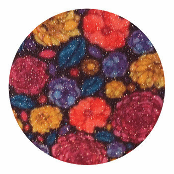 Floral Glitter - Multi Autumn | Glitter Walls