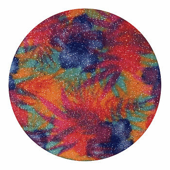 GLM-4074-SAMPLE Floral Glitter Wallcovering Multi Summer designer-wallcoverings-los-angeles
