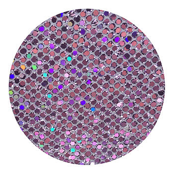 Fishnet Sequin Glitter - White Lavender Hologram | Glitter Walls