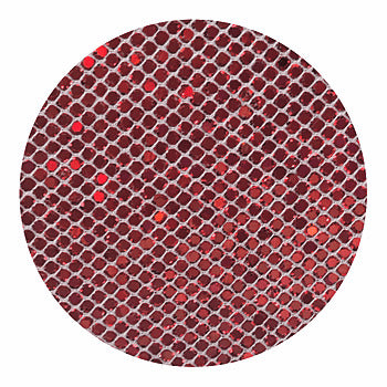 Fishnet Sequin Glitter - White Red Hologram | Glitter Walls