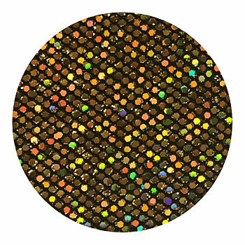 Fishnet Sequin Glitter - Black Gold Hologram | Glitter Walls